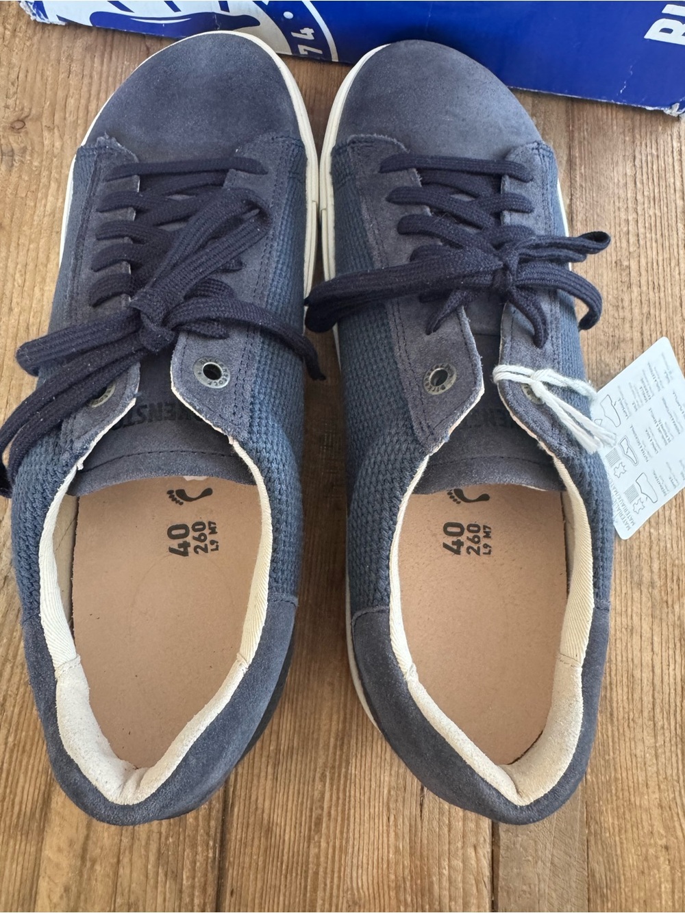 Birkenstock Bend Midnight Canvas / Suede EU 40 Women’s US 9 Men’s US 7 $140 NEW - Picture 7 of 8